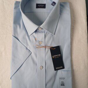 Men's Short Sleeve Wrinkle Free Shirt- size 16.5
